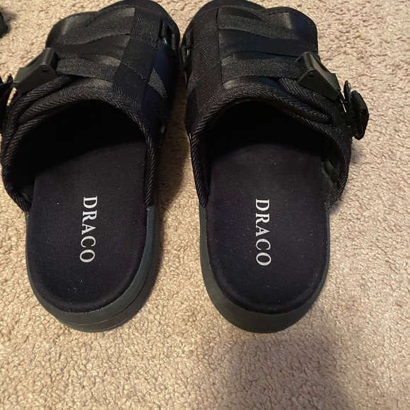 Mens Draco slides black pair and white pair size 11-12 - Picture 5 of 7